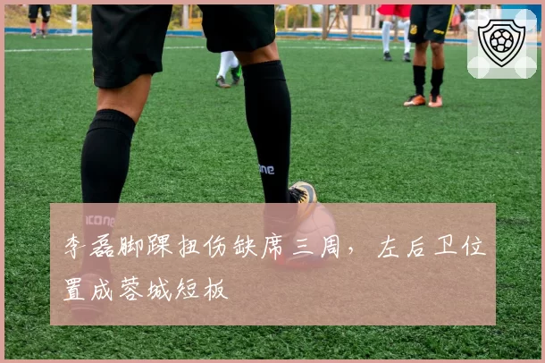 李磊脚踝扭伤缺席三周,左后卫位置成蓉城短板